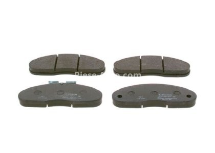 Set plăcuțe frână față , BOSCH, pentru: RVI B, MESSENGER; RENAULT MASTER I, TRAFIC 1.4-2.5D 03.80-06.99 3
