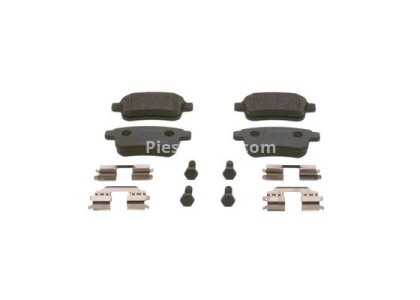 Set plăcuțe frână spate , BOSCH, pentru: RENAULT KANGOO BE BOP, KANGOO EXPRESS, KANGOO II 1.2-Electric 02.08-