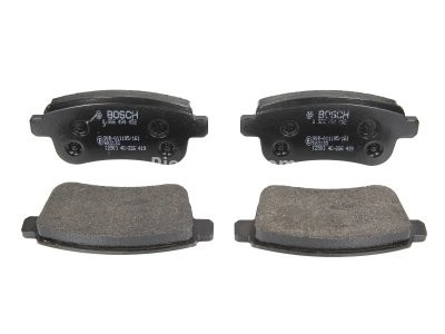 Set plăcuțe frână spate , BOSCH, pentru: RENAULT ARKANA I, CAPTUR II, CLIO V, FLUENCE, GRAND SCENIC III, MEGANE, MEGANE III, MEGANE IV, SCENIC III 1.0-Electric 11.08-