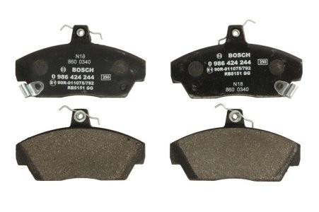 Set plăcuțe frână față , BOSCH, pentru: ROVER 200 II, 400, 400 II 1.4/1.8D/1.9D 10.89-11.99