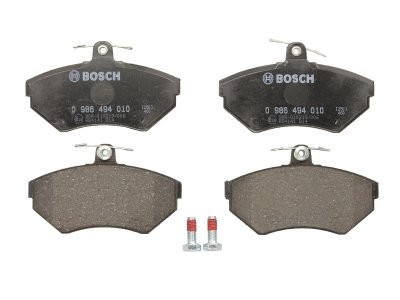 Set plăcuțe frână față , BOSCH, pentru: SEAT AROSA, CORDOBA, CORDOBA VARIO, CORDOBA VARIO/KOMBI, IBIZA II, INCA, TOLEDO I; VW CADDY II, CADDY III, CADDY II/MINIVAN 1.0-2.9 09.79-06.09
