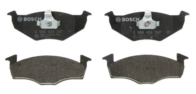 Set plăcuțe frână față , BOSCH, pentru: SEAT CORDOBA, CORDOBA VARIO, CORDOBA VARIO/KOMBI, IBIZA II, TOLEDO I; VW GOLF III, POLO, POLO III CLASSIC, POLO/KOMBI, VENTO 1.0-2.8 05.91-12.02