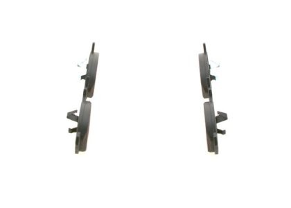 Set plăcuțe frână față , BOSCH, pentru: SEAT CORDOBA, CORDOBA VARIO, CORDOBA VARIO/KOMBI, IBIZA II, TOLEDO I; VW GOLF III, POLO, POLO III CLASSIC, POLO/KOMBI, VENTO 1.0-Electric 05.91-12.02