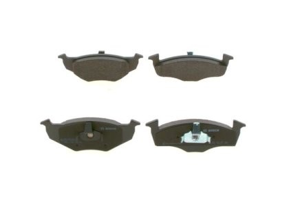 Set plăcuțe frână față , BOSCH, pentru: SEAT CORDOBA, CORDOBA VARIO, CORDOBA VARIO/KOMBI, IBIZA II, TOLEDO I; VW GOLF III, POLO, POLO III CLASSIC, POLO/KOMBI, VENTO 1.0-Electric 05.91-12.02 3