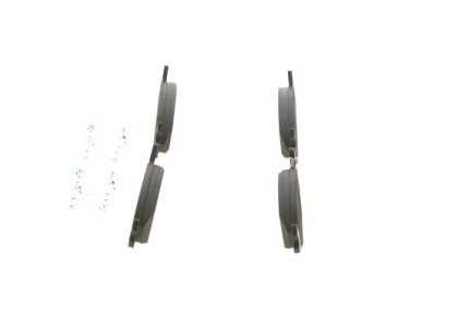 Set plăcuțe frână față , BOSCH, pentru: SEAT CORDOBA, CORDOBA VARIO, CORDOBA VARIO/KOMBI, IBIZA II; VW POLO, POLO CLASSIC, POLO II, POLO III, POLO III CLASSIC, POLO/HATCHBACK 1.0-2.0 09.82-12.02