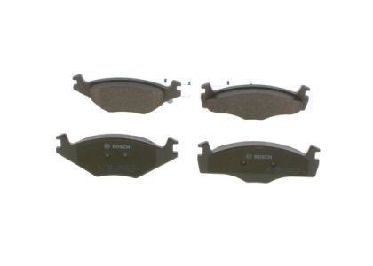 Set plăcuțe frână față , BOSCH, pentru: SEAT CORDOBA, CORDOBA VARIO, CORDOBA VARIO/KOMBI, IBIZA II; VW POLO, POLO CLASSIC, POLO II, POLO III, POLO III CLASSIC, POLO/HATCHBACK 1.0-2.0 09.82-12.02 3