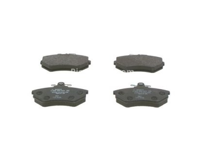 Set plăcuțe frână față , BOSCH, pentru: SEAT CORDOBA, IBIZA II, INCA, TOLEDO I; VW GOLF II, GOLF III, JETTA II, PASSAT B2, PASSAT B3/B4, SCIROCCO 1.0-2.8 01.81-11.03