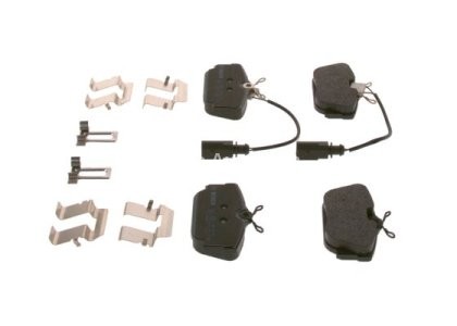 Set plăcuțe frână spate , BOSCH pentru: SEAT ALHAMBRA; VW SHARAN, TRANSPORTER IV 1.8-2.8 07.90-03.10 3