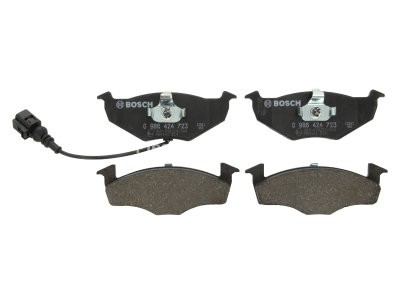 Set plăcuțe frână față , BOSCH, pentru: SKODA FABIA I, FABIA I PRAKTIK, FABIA II; VW POLO 1.0-2.0 08.99-12.14