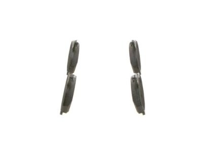 Set plăcuțe frână față , BOSCH, pentru: SKODA FAVORIT, FAVORIT FORMAN, FAVORIT/KOMBI, FELICIA CUBE, FELICIA I, FELICIA II, RAPID; VW CADDY II 1.3/1.6/1.9D 03.85-04.02