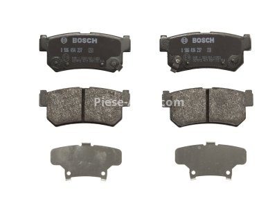Set plăcuțe frână spate , BOSCH, pentru: SSANGYONG ACTYON I, ACTYON SPORTS I, ACTYON SPORTS II, KORANDO, KYRON, REXTON / REXTON II, REXTON W / REXTON 2.0-3.2 12.96-
