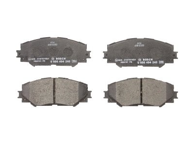 Set plăcuțe frână față , BOSCH, pentru: SUBARU TREZIA; TOYOTA AURIS, COROLLA, PRIUS PLUS, RAV 4 III, URBAN CRUISER, VERSO S 1.3-2.4 11.05-
