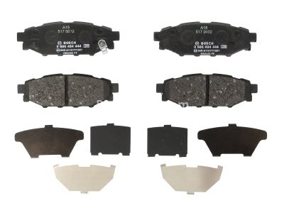 Set plăcuțe frână spate , BOSCH, pentru: SUBARU BRZ, FORESTER, IMPREZA, LEGACY IV, LEGACY V, OUTBACK, WRX, XV; TOYOTA GT 86 1.5-3.6 09.03-