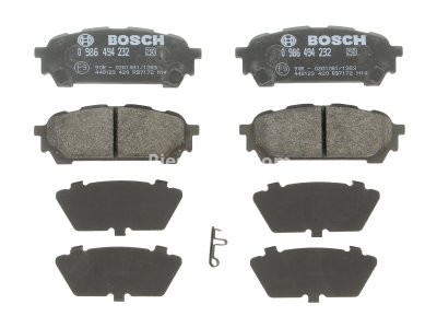 Set plăcuțe frână spate , BOSCH, pentru: SUBARU FORESTER, IMPREZA 1.5-2.5 12.00-06.09