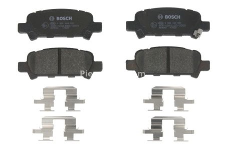 Set plăcuțe frână spate , BOSCH, pentru: SUBARU FORESTER, IMPREZA, LEGACY III, LEGACY IV, OUTBACK 2.0/2.5/3.0 08.97-08.09