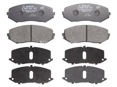 Set plăcuțe frână față , BOSCH, pentru: SUZUKI GRAND VITARA I, GRAND VITARA II 1.6-3.2 03.98-
