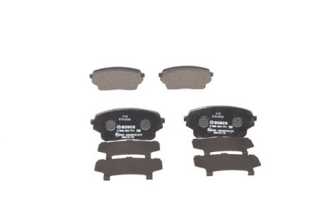 Set plăcuțe frână față , spate ,BOSCH , pentru: SUZUKI GRAND VITARA I 2.0D/2.7 02.01-09.05