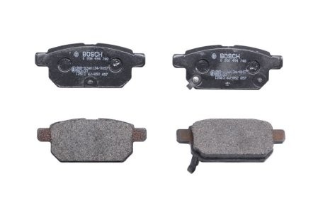 Set plăcuțe frână spate , BOSCH, pentru: SUZUKI BALENO, SWIFT V, SX4 S-CROSS, VITARA 1.0-1.6D 08.13-