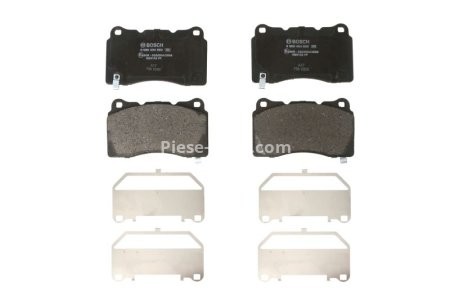 Set plăcuțe frână față , spate ,BOSCH , pentru: TESLA MODEL S, MODEL X 1.7D-Electric 01.03-