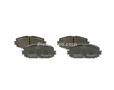 Set plăcuțe frână față , BOSCH, pentru: TOYOTA RACTIS, VERSO S, YARIS, YARIS / VIOS, YARIS/HATCHBACK 1.0-1.8 08.05-