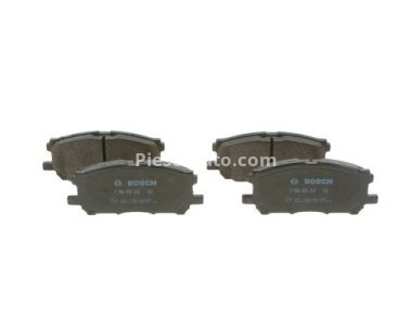Set plăcuțe frână față , BOSCH, pentru:  TOYOTA HARRIER, HIGHLANDER / KLUGER 2.4-5.0 02.03-
