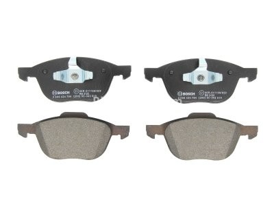 Set plăcuțe frână față , BOSCH, pentru: VOLVO C30, C70 II, S40 II, V40, V50; FORD C-MAX, C-MAX II, ECOSPORT, FOCUS C-MAX, FOCUS II, FOCUS III, FOCUS III/KOMBI, FOCUS II/KOMBI 1.0-Electric 07.99-
