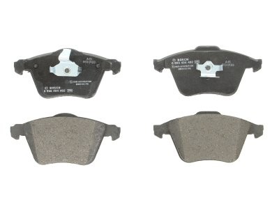 Set plăcuțe frână față , BOSCH, pentru: VOLVO C70 II, S40 II, V40, V50; FORD FOCUS II; MAZDA 3; OPEL SIGNUM, VECTRA C, VECTRA C GTS; SAAB 9-3, 9-3X 1.5-2.8 09.02-08.19