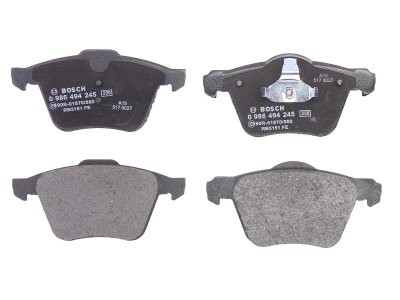 Set plăcuțe frână față , BOSCH, pentru: VOLVO S60 II, S80 II, V60 I, V70 III, V70 III/KOMBI, XC70 II; FORD GALAXY II, GALAXY MK II, S-MAX 1.5-4.4 03.06-12.18