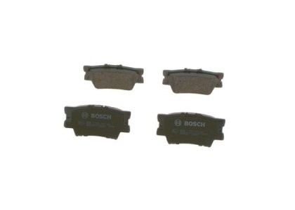 Set plăcuțe frână spate , BOSCH, pentru: VOLVO 340-360; PONTIAC VIBE; TOYOTA AVALON, CAMRY, RAV 4 III, RAV 4 IV 1.8-3.5 08.84-