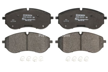 Set plăcuțe frână față , BOSCH, pentru: VW CRAFTER, GRAND CALIFORNIA CAMPER 2.0D/Electric 09.16-