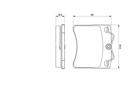 Set plăcuțe frână față , BOSCH, pentru: VW CALIFORNIA T4 CAMPER, TRANSPORTER T4 1.8-2.8 07.90-06.03