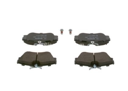 Set plăcuțe frână față , BOSCH, pentru: VW CALIFORNIA T4 CAMPER, TRANSPORTER T4 1.8-2.8 07.90-06.03 3