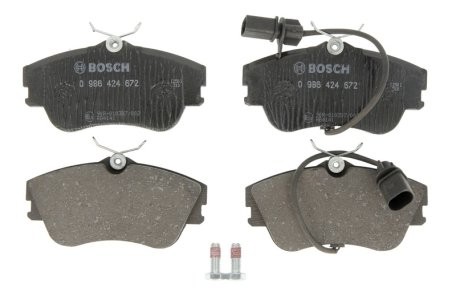 Set plăcuțe frână față , BOSCH, pentru: VW CALIFORNIA T4 CAMPER, TRANSPORTER T4 1.9D-2.8 07.90-06.03