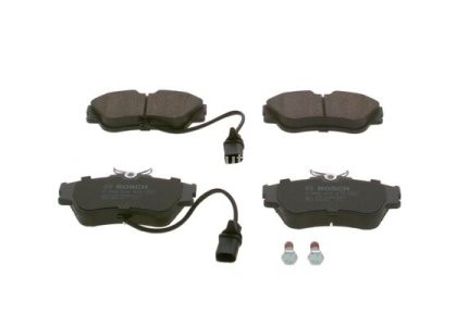 Set plăcuțe frână față , BOSCH, pentru: VW CALIFORNIA T4 CAMPER, TRANSPORTER T4 1.9D-2.8 07.90-06.03