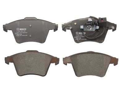 Set plăcuțe frână față , BOSCH, pentru: VW CALIFORNIA T5 CAMPER, CALIFORNIA T6 CAMPER, MULTIVAN T5, MULTIVAN T6, TRANSPORTER T5, TRANSPORTER T6, TRANSPORTER T6 / CARAVELLE T6 1.9D-3.2 04.03-