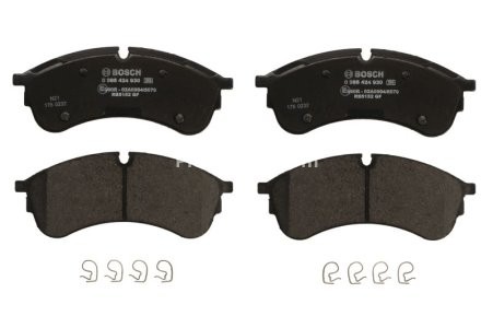 Set plăcuțe frână față , BOSCH, pentru: VW CRAFTER, GRAND CALIFORNIA CAMPER 2.0D 09.16-