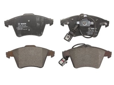 Set plăcuțe frână față , BOSCH, pentru: VW TOUAREG 2.5D-6.0 10.02-05.10