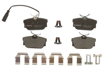 Set plăcuțe frână spate , BOSCH, pentru: VW CALIFORNIA T4 CAMPER, TRANSPORTER T4 1.8-2.8 07.90-06.03