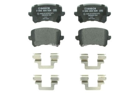 Set plăcuțe frână spate , BOSCH, pentru: VW CC B7, PASSAT ALLTRACK B7, PASSAT B6, PASSAT B7, PASSAT B7/KOMBI 1.4-3.6 03.05-12.16