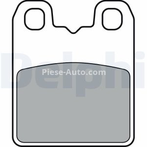Set plăcuțe frână spate, DELPHI , pentru: ALFA ROMEO GIULIA, STELVIO; MASERATI GHIBLI III, LEVANTE, QUATTROPORTE VI 2.9-3.8 08.13-