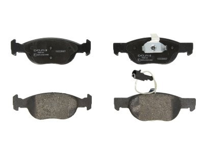 Set plăcuțe frână față, DELPHI , pentru: ALFA ROMEO 145, 146, 155, SPIDER; FIAT BRAVA, BRAVO I, MAREA, PUNTO, PUNTO/HATCHBACK; LANCIA DEDRA, DELTA II 1.2-2.0 02.92-10.09
