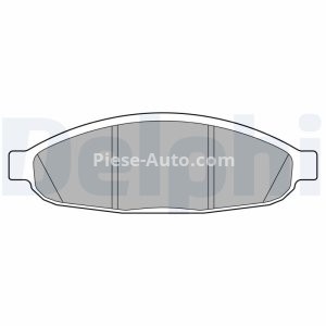 Set plăcuțe frână față, DELPHI , pentru: CHRYSLER PACIFICA 3.5/3.8/4.0 08.03-09.08 3