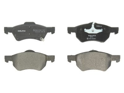 Set plăcuțe frână față, DELPHI , pentru: CHRYSLER RAM, VOYAGER III, VOYAGER IV; DODGE CARAVAN 2.4-3.8 01.95-07.09 3