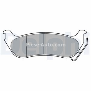 Set plăcuțe frână spate, DELPHI , pentru: CHRYSLER PACIFICA 3.5/3.8/4.0 08.03-09.08 3