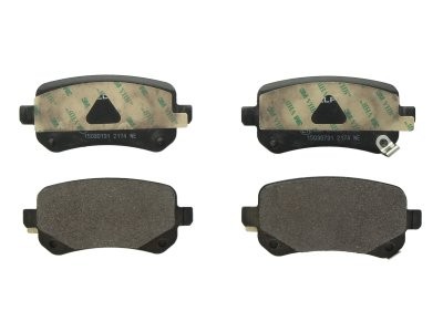 Set plăcuțe frână spate, DELPHI (fara optionale), pentru: CHRYSLER GRAND VOYAGER V, TOWN & COUNTRY, VOYAGER V; DODGE GRAND, JOURNEY; FIAT FREEMONT 2.0D-4.0 10.07- 3