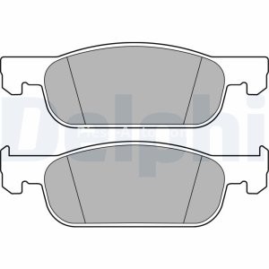 Set plăcuțe frână față, DELPHI , pentru: DACIA LOGAN II, LOGAN III, LOGAN MCV II, SANDERO II; RENAULT CLIO IV, CLIO IV/HATCHBACK, CLIO IV/KOMBI, LOGAN I, LOGAN II, LOGAN/STEPWAY II 0.9-1.6 06.11-