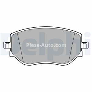 Set plăcuțe frână față, DELPHI (cu un tampon de amortizare), pentru: DACIA LOGAN III, SANDERO III; NISSAN MICRA V; RENAULT CLIO V 1.0-1.6H 12.18-