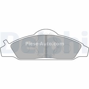 Set plăcuțe frână față, DELPHI , pentru: DAEWOO KORANDO, MUSSO; SSANGYONG KORANDO, MUSSO, MUSSO SPORTS 2.0-3.2 12.88-