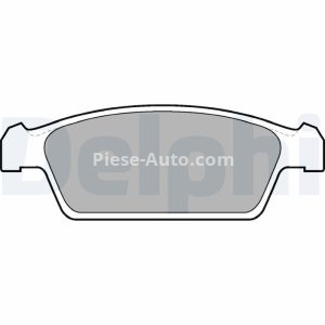 Set plăcuțe frână față, DELPHI , pentru: DAEWOO TICO; SUZUKI CAPPUCCINO, SWIFT II; TATA INDICA, INDIGO 0.7-1.4D 02.92-