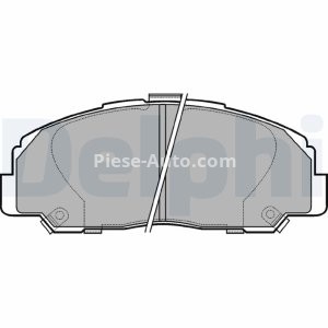 Set plăcuțe frână față, DELPHI , pentru: DAIHATSU FEROZA, ROCKY 1.6/2.0/2.8D 02.85-12.99